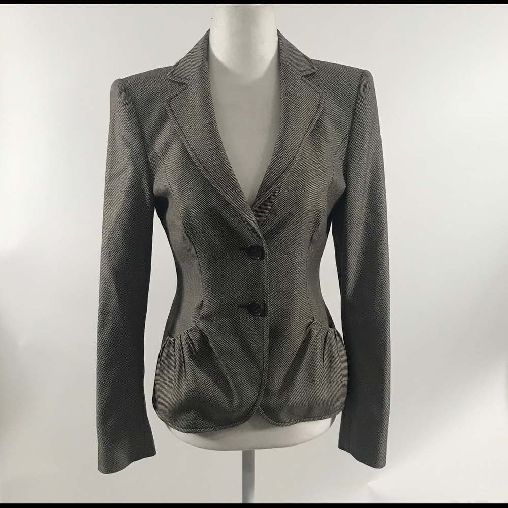 Escada Brown Jacket Blazer Sz 34